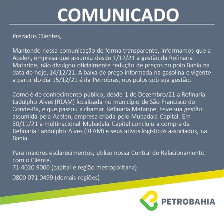 Comunicado