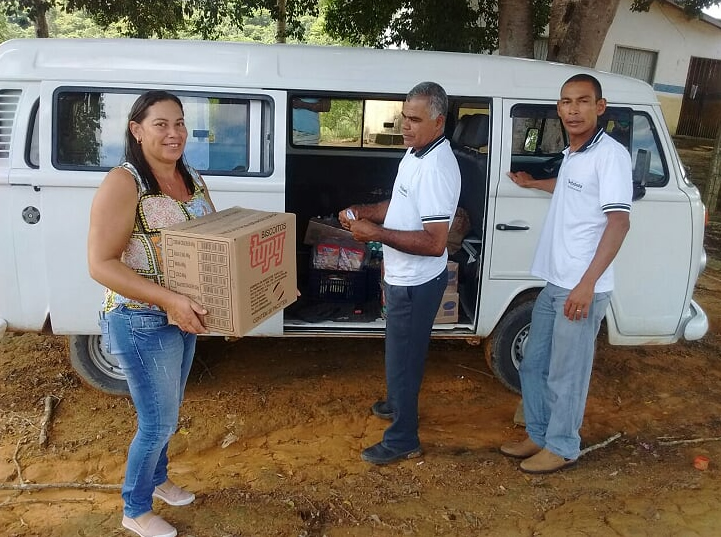 Merenda de qualidade  entregue nas escolas do campo, na zona rural do municpio. (Foto: Divulgao/Ascom)