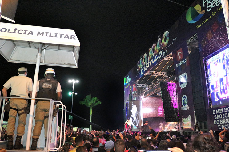 Segurana foi uma das prioridades do So Joo Eltrico 2017. (Foto: Ascom)