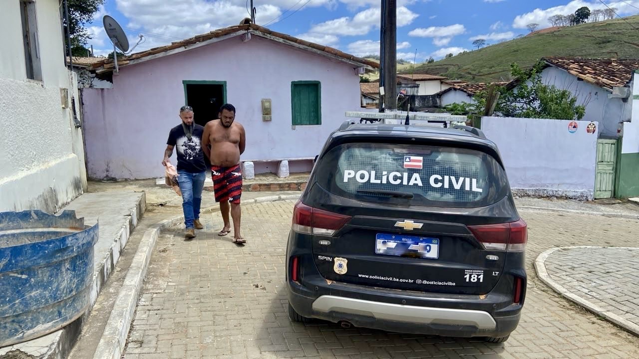 Pol�cia Civil prende suspeito de estupro de vulner�vel contra idosa em Itagimirim