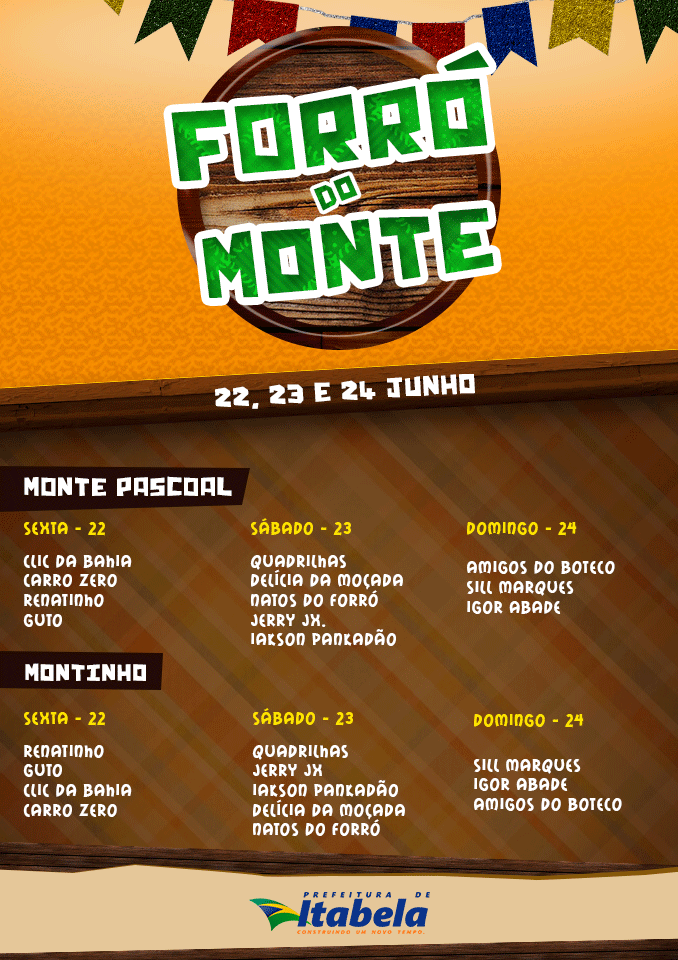 Programao Forr do Monte