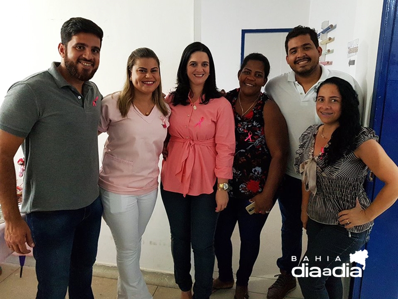 Profissionais e equipe envolvida na ao. (Foto: Alex Gonalves/BAHIA DIA A DIA)