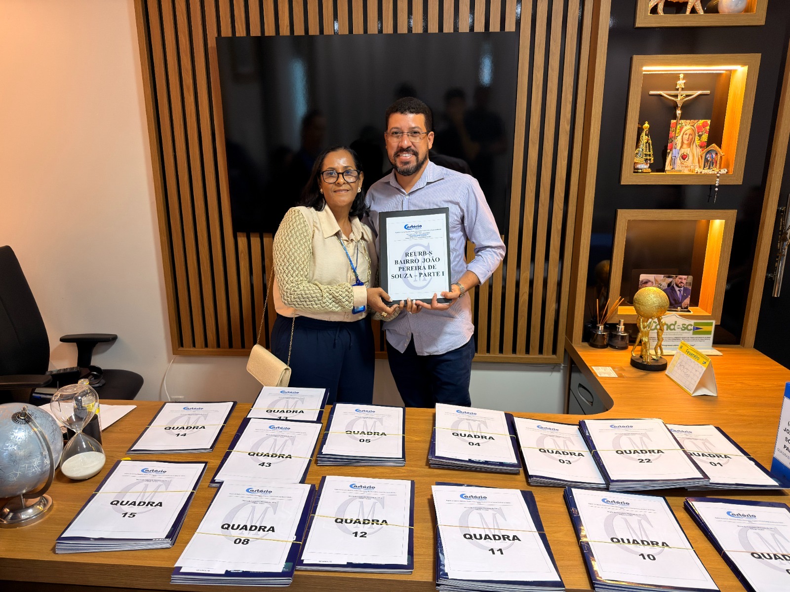 Prefeito Ricardo Flauzino alinha entrega de 325 t�tulos de propriedade no bairro Pereir�o