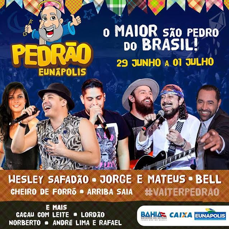 Evento acontece de 29 de junho a 01 de Julho.