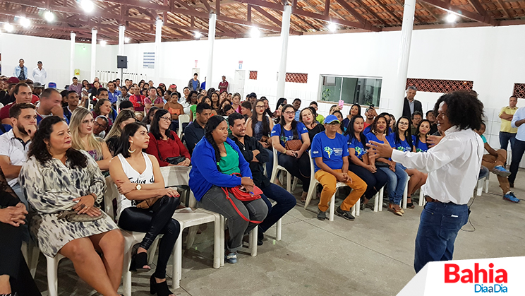 Psit Mota, fez um stand-up e animou o pblico. (Foto: Alex Gonalves/BAHIA DIA A DIA)