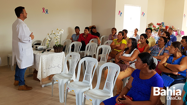 Dr. Gustavo DallOrto tambm trouxe um alerta aos homens a respeito dos exames regulares para detectar precocemente o cncer de prstata. (Foto: Joziel Costa/BAHIA DIA A DIA)