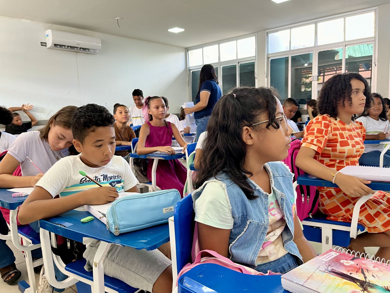 Volta s aulas rene mais de 5 mil alunos da rede municipal de ensino em Itabela. (Foto: Divulgao)