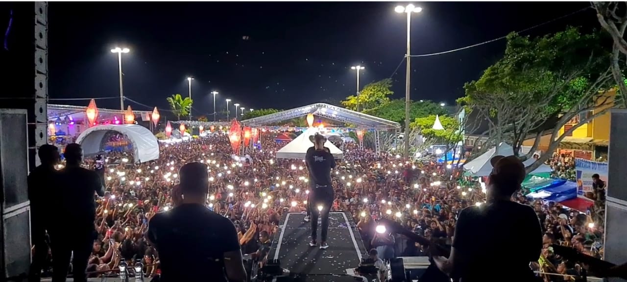 Primeira noite do Tonho 2022 em Cabrlia atrai mais de 20 mil pessoas. (Foto: Divulgao)