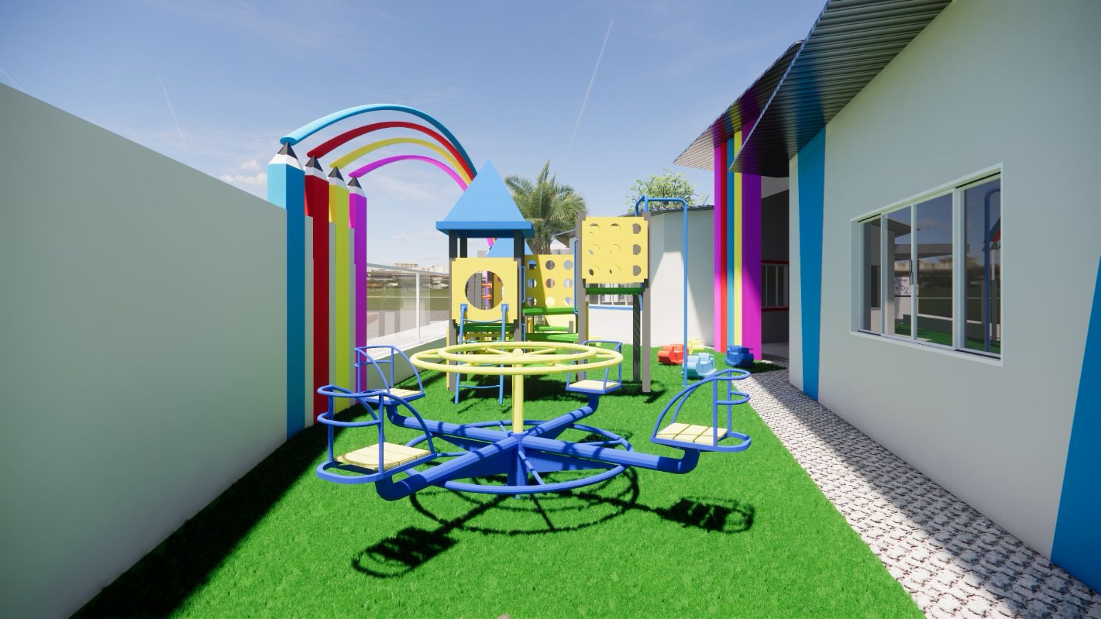 Eunápolis: Com obra de alto padrão, Creche Ayrton Senna está ganhando estrutura moderna e mais vagas Eunápolis: Com obra de alto padrão, Creche Ayrton Senna está ganhando estrutura moderna e mais vagas