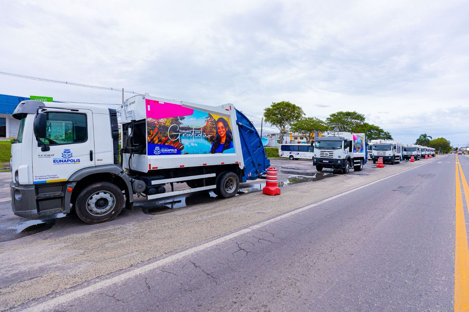 Prefeitura refor�a limpeza p�blica com nova frota, ca�ambas e amplia��o de equipes