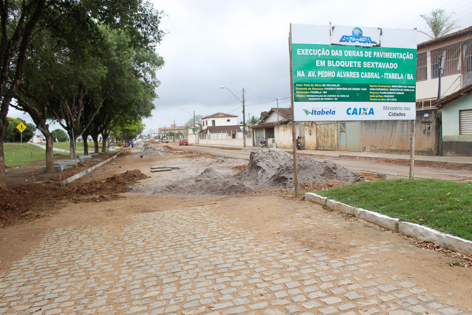 A previso  que a obra seja concluda no prximo ano. (Foto: Divulgao)