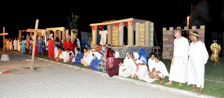 Itabela se prepara para mais um ano de apresentao do espetculo A Paixo de Cristo. (Foto: Arquivo/BAHIA DIA A DIA)