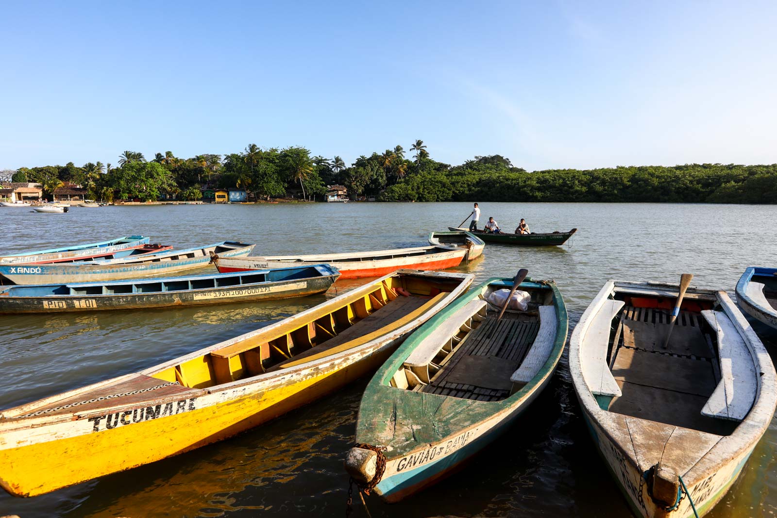 Travessia das canoas entre Nova Carava e Carava sero interrompidas  partir das 5h da manh. (Foto: Reproduo)