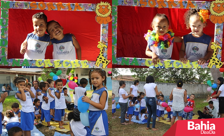 Creche Jovina Batista retoma suas atividades em Itabela. (Foto: Alex Barbosa/BAHIA DIA A DIA