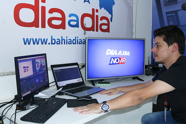 Estdio conta com equipamentos e estrutura fsica para oferecer o melhor material tecnolgico para o pblico da web. (Foto: Joziel Costa/BAHIA DIA A DIA)