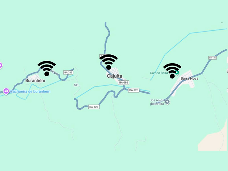 Guaratinga ter trs pontos de Wi-Fi gratuito em povoados atravs do programa Conecta Bahia