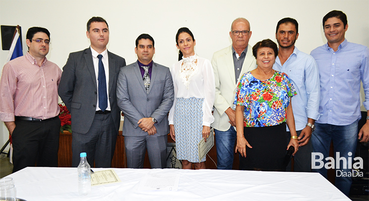 Christine Pinto (PSD) foi diplomada prefeita de Guaratinga. (Foto: Alex Barbosa/Bahia Dia a Dia)