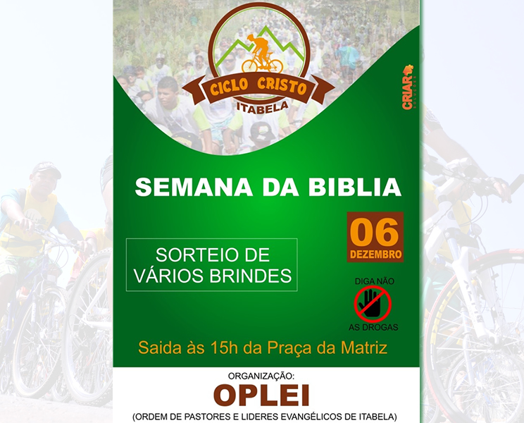 Ciclo cristo de Itabela acontece neste domingo (06) 