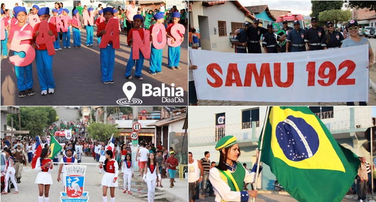 Desfile percorreu diversas ruas da cidade. (Foto: Alex Barbosa/Bahia Dia a Dia )