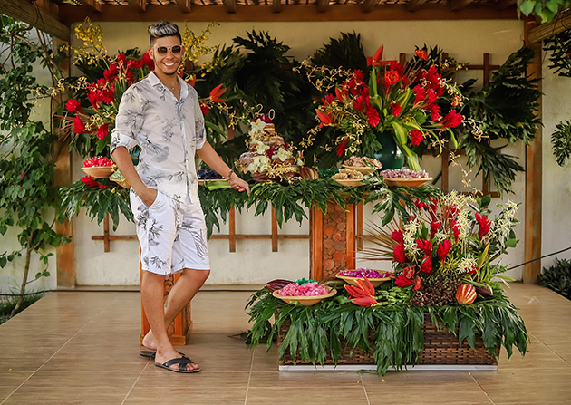 Fotgrafo Luaan de Martins comemorou seus 20 anos de idade. (Foto: Viviane/Divulgao)