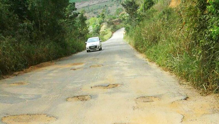 Rodovia da BA-283 entre Itabela e Guaratinga ser recuperado. (Foto: Divulgao)