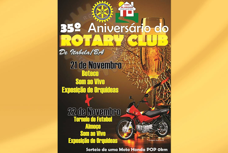 Aniversrio de 35 anos do Rotary Club de Itabela. 