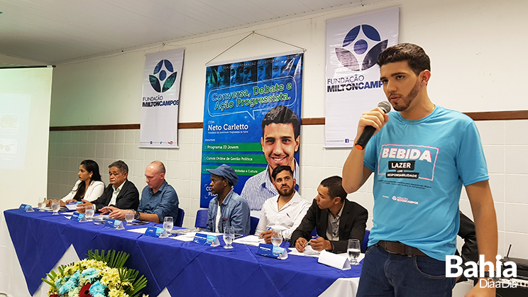 Neto Carletto,Presidente da juventude progressista da Bahia . (Foto: Alex Gonalves/BAHIA DIA A DIA)