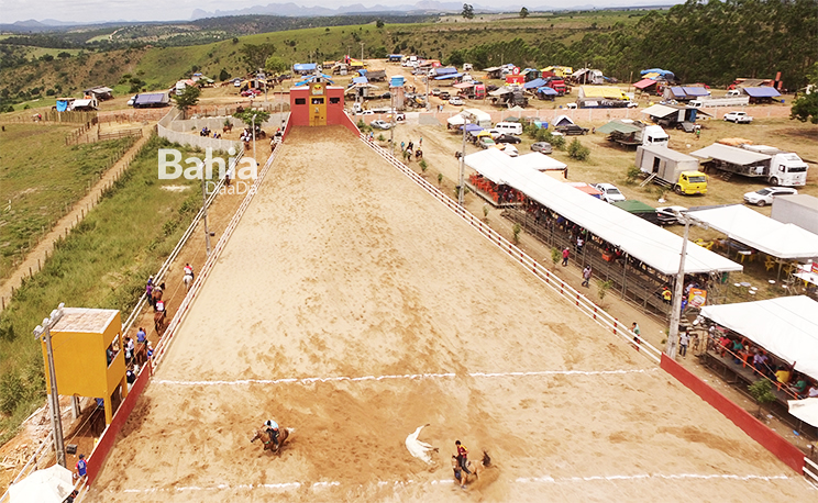 Parque de vaquejada Edgard Neto  inaugurado em Itabela. (Foto: Alex Barbosa/BAHIA DIA A DIA)