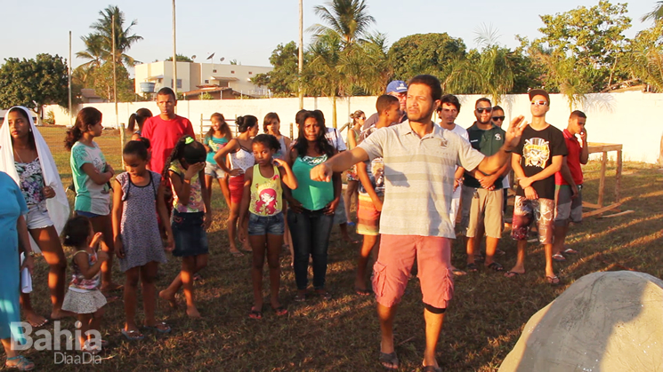 Itabela encena a Paixo de Cristo na Sexta-feira Santa. (Foto: Alex Gonalves/Bahia Dia a Dia)