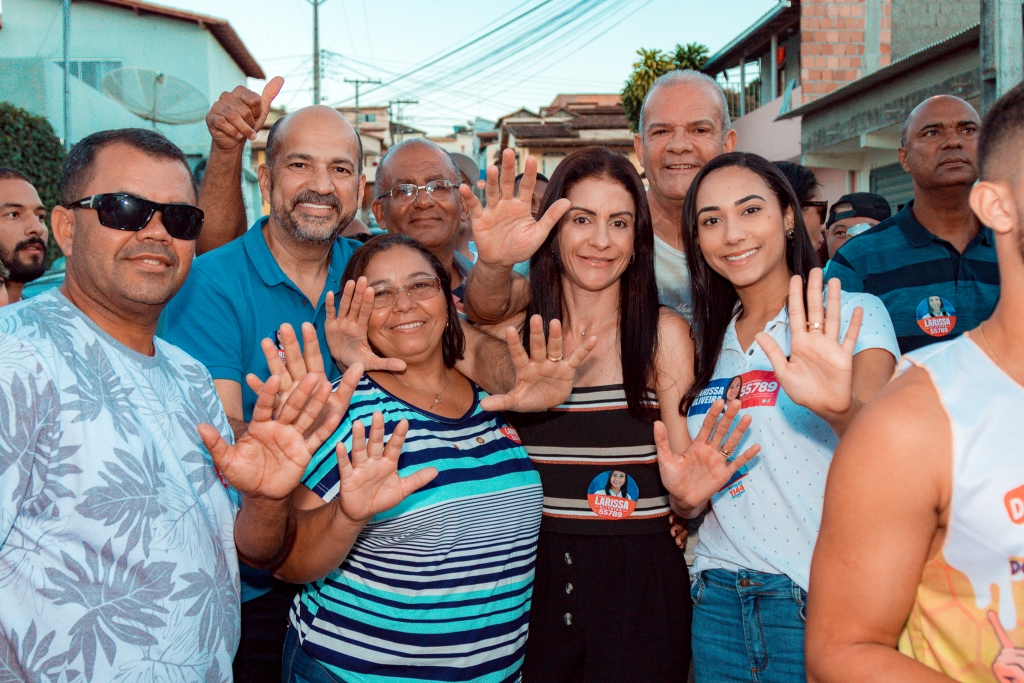 Candidata a deputada estadual, Larissa Oliveira participou do ltimo dia do evento. (Foto: Rasta)