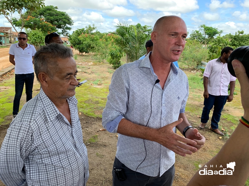 Prefeito, Luciano Francisqueto disse que Praa representa um marco pra cidade. (Foto: Alex Gonalves/BAHIA DIA A DIA)