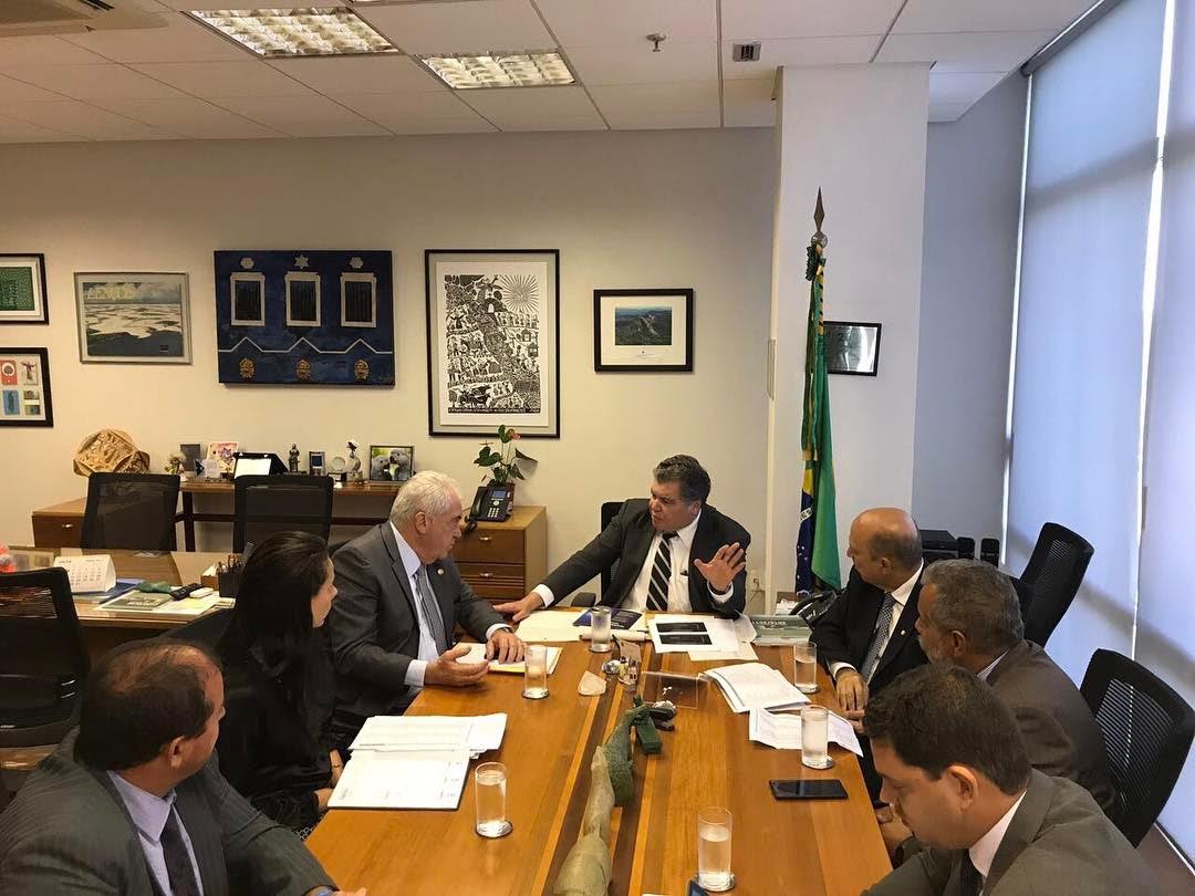 Otto Alencar esteve reunido com o ministro do Meio Ambiente, Sarney Filho. (Foto: Divulgao)