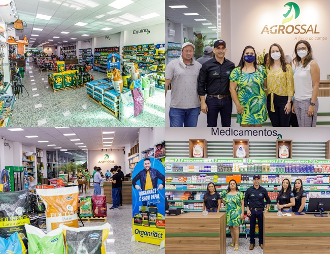 Com loja ampliada e moderna, a Agrossal conta com um variado leque de produtos para atender toda a regio. (Foto: ORasta)