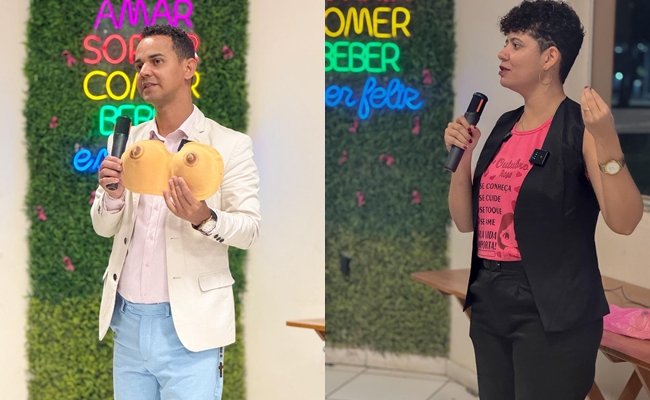 Outubro Rosa: Pizzas Belas rene mulheres em encontro sobre preveno, autocuidado e direitos femininos. (Foto: Joziel Costa/BAHIA DIA A DIA)