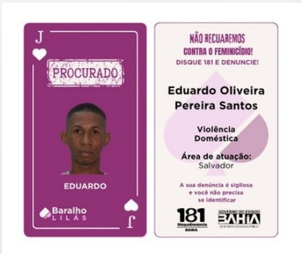 Eduardo Oliveira Pereira Santos é um dos 16 procurados Eduardo Oliveira Pereira Santos é um dos 16 procurados